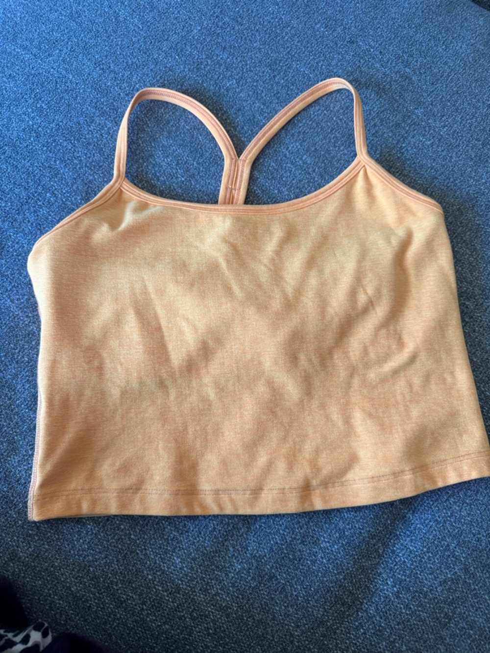 Beyond Yoga Women’s Bright Yellow/Orange Seamless Cropped Tank Bralette